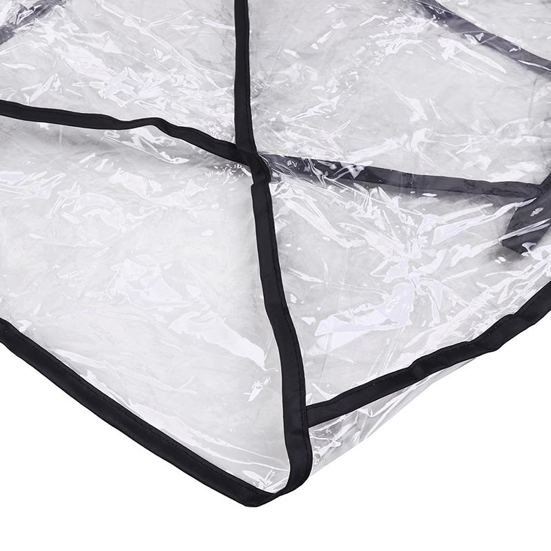 Универсальный дождевик для коляски, детский автомобильный дождевик, защита от ветра и солнца, прозрачный дышащий зонт на колесиках, дождевик, аксессуары