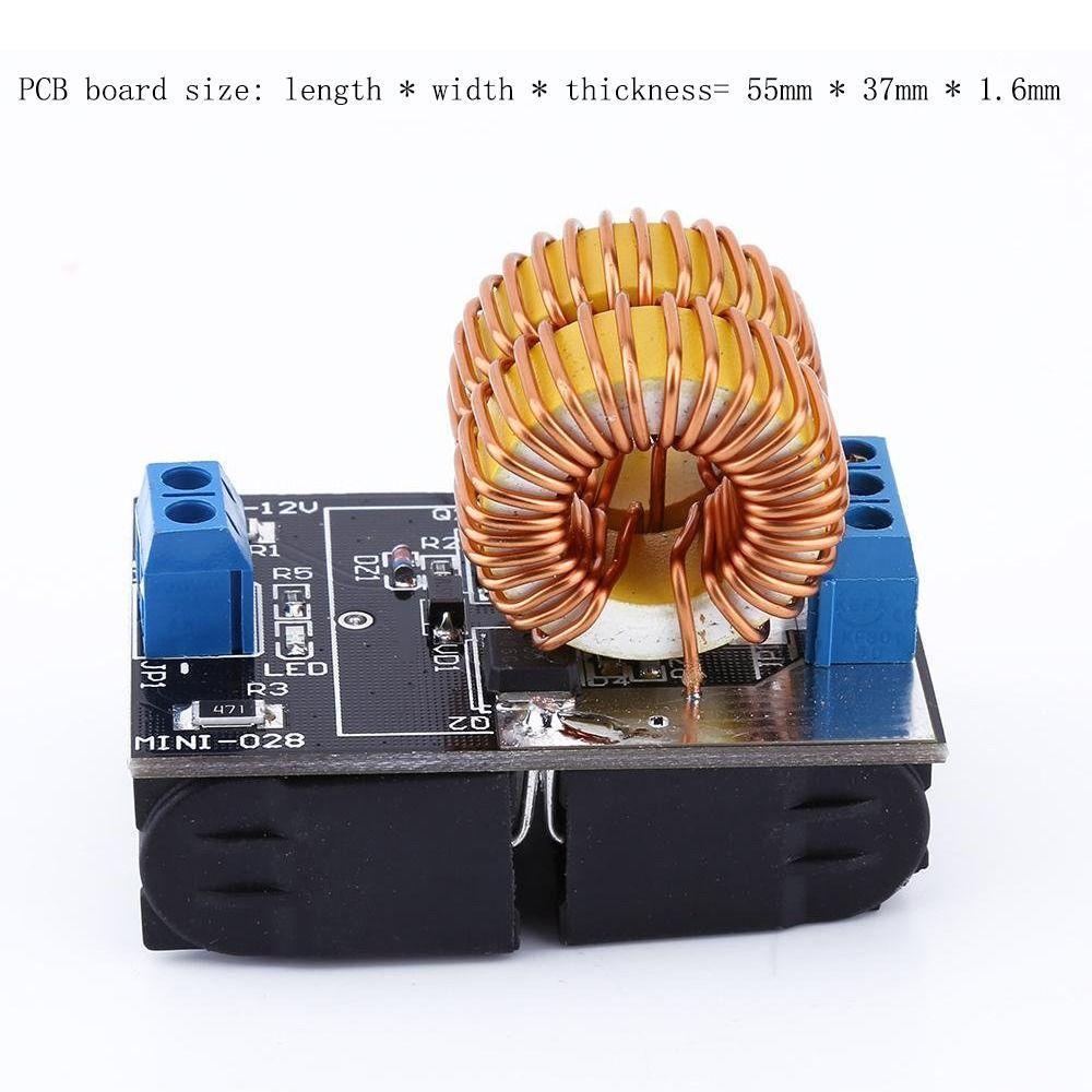Black Induction Heater Plastic Heat Induction Tool Portable ZVS Low Voltage Heating Module Worker