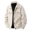 New Corduroy Work Lapel Jacket for Spring and Autumn, Men's Youth Casual Trendy Jacket, Handsome Top, Versatile