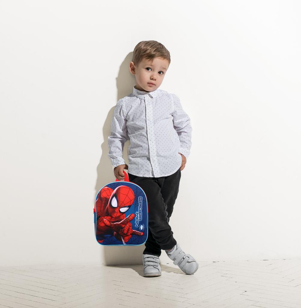 Preschool Backpack 3D SPIDERMAN 32x26x11cm