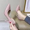 Fashion Women Shoes 9cm Sexy High Heel Pointed Toe Pumps Patent Leather Dress High Heels Boat Wedding Zapatos Mujer Female Shoes
