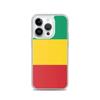 Coque iPhone - Drapeau Guinée - iPhone 14 Pro - Souple - Multicolore - TPU Transparent
