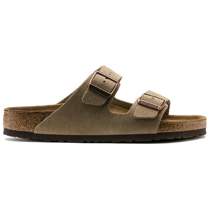 Birkenstock Arizona Мягкие шлепанцы-сабо с стелькой Унисекс Тауп Обычный 0951301