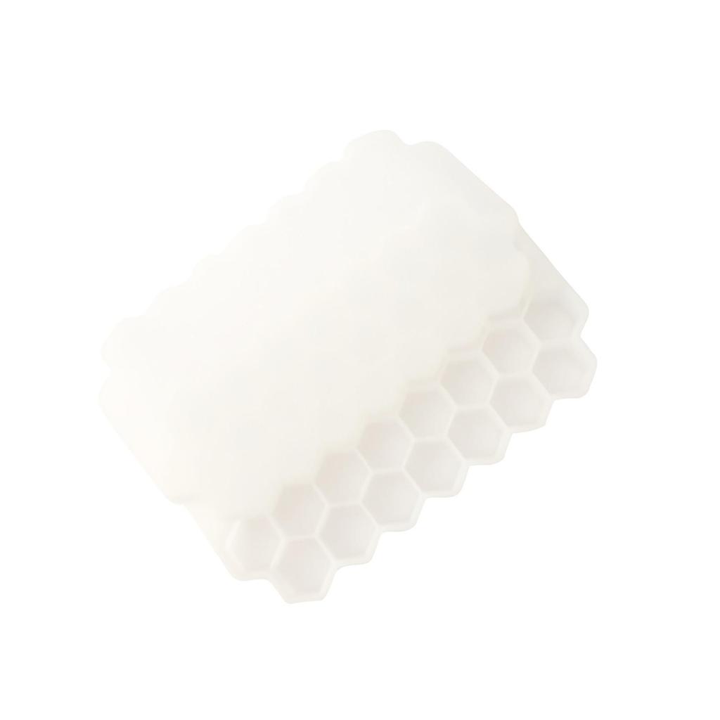 Силиконовая форма для кубиков льда в виде пчелиных сот с крышкой, 37 ячеек, штабелируемая, пищевая, DIY лоток