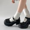 Мода темперамент ретро Интернет знаменитости взрыв платформы маленькие кожаные туфли женщины 2025 новые осенне-зимние универсальные туфли Мэри Джейн одиночные