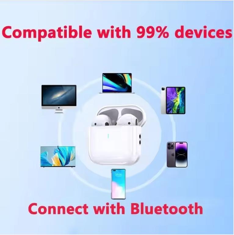 Оригинальные наушники Air pro bluetooth Bluetooth 5.3 auriculares Earbuds Gaming Headset For iPhone Apple Xiaomi Android phone