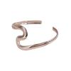 Geometry Wave Line Metal Arm Cuff Zinc Zinc Alloy Wide Open Arm Cuff Simple Bohemian Bracelet  Jewelry Gift