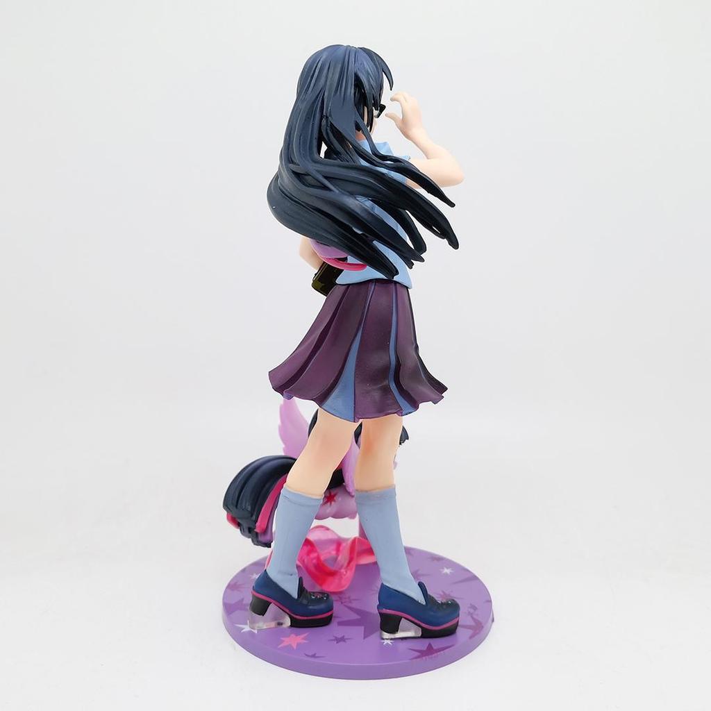 VOCALOID Hatsune Miku Figure My Little Pony Bishoujo Pinkie Pie Fluttershy Anime PVC Action Figure Toy Collection Modle Doll