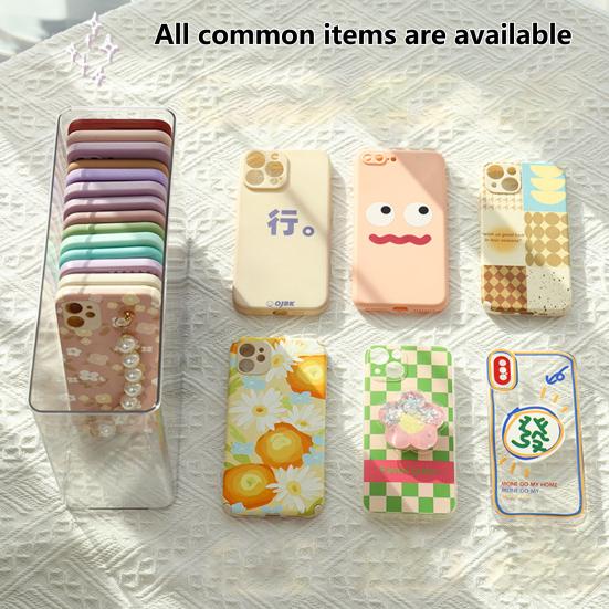 Storage Box Large Capacity Mobile Phone Household Case Container Transparent Supplies