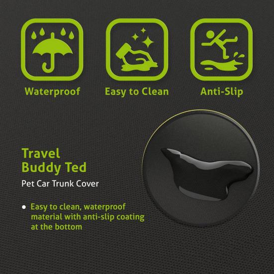 Защитная подушка для багажника внедорожника Водонепроницаемая Легко устанавливается Моющаяся Поддерживает чистоту автомобиля Коврик для багажника внедорожника подходит для домашних животных