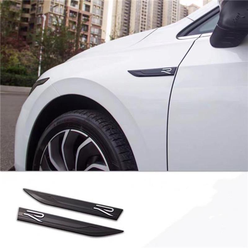 2 шт. новый значок R Blade эмблема для GOLF 7 8 GTI Magotan B8 Passat автомобиль крыло логотип наклейка