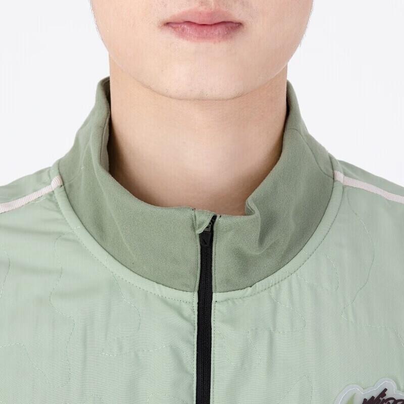 Nike Sweatshirts Men's Green Stand Collar Moderate Other DD6765-386