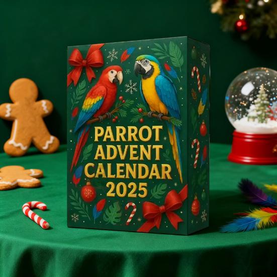 Коллекция Адвент-календарей с птицами 2025 Коробка для отсчета 24 дней Многофункциональное украшение
