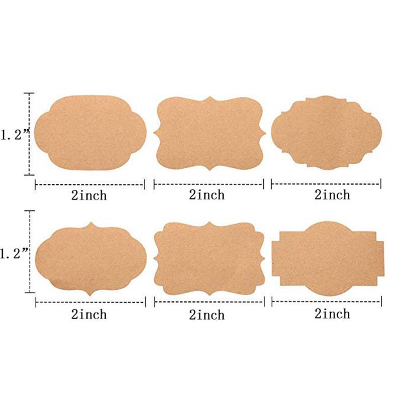 Наклейки из крафт-бумаги для защиты от подделок: Самоклеящиеся этикетки для выпечки своими руками (250 шт.)