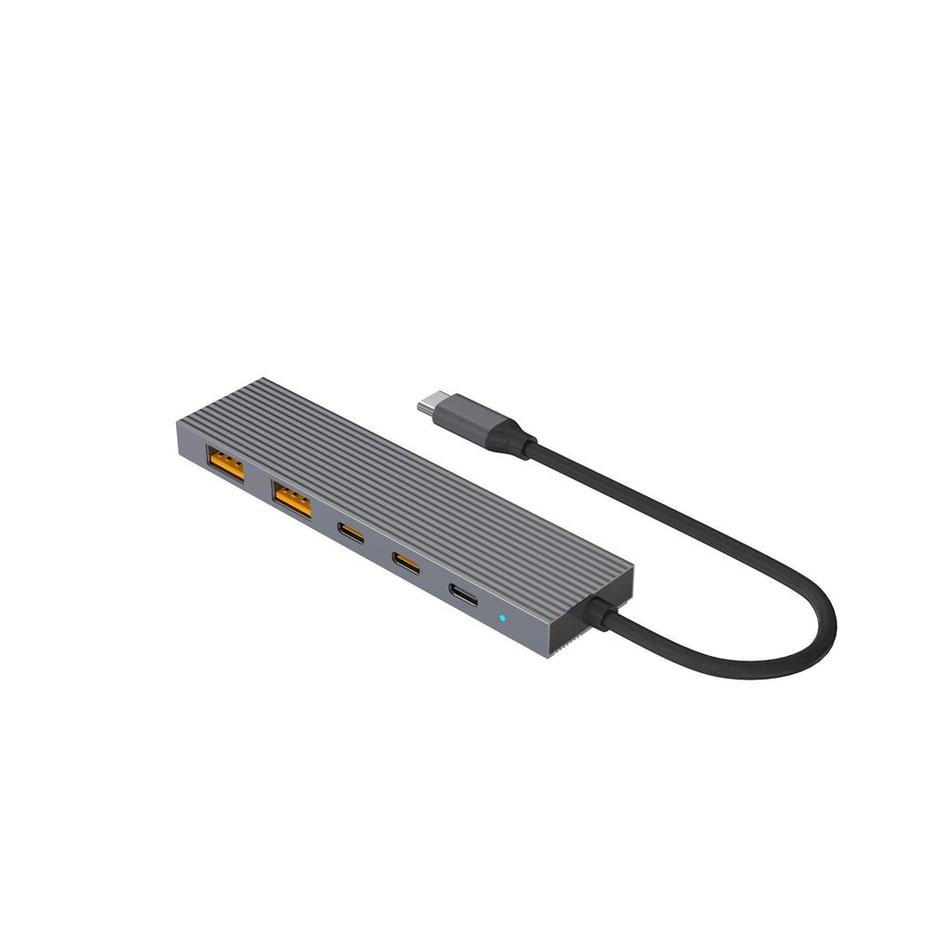 6-in-1 Type-C Expansion Dock with 10Gb High-Speed USB 3.2 Hub & PD Charging