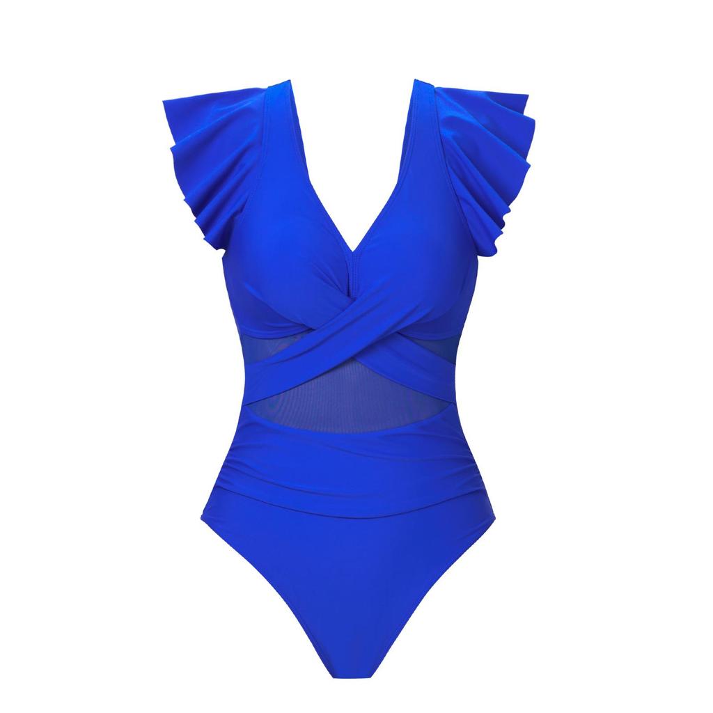 2025 Женский быстросохнущий слитный купальник - Новый европейский и американский стиль