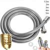 Explosion-Proof 304 Stainless Steel Universal Shower Hose for Bathroom Faucets