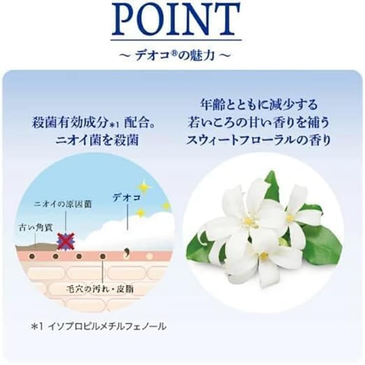 Дезодорирующее средство для тела Rohto Pharmaceutical Deoco, 250 мл, сменный блок, бонус мини [Набор 3] + (Оригинальное мыло)