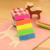 Adhesive Index Category Sticker Label Sticky Note Bookmark Divider (Half Color)