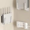 2pcs Wall-mounted Router Holder Without Drilling Utility Racks Set-top Box Bracket  For Living Room
