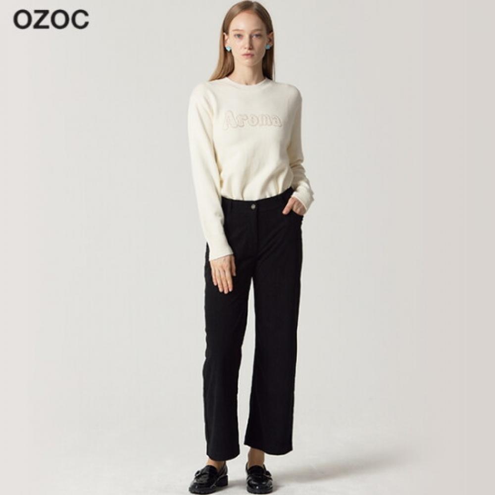 Ozoc Wide Fit Pants Back Banding Corduroy Price Tag 99000 Won