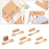 Ornament Party Supplies Kraft Paper Handmade With Love Thank You Hanging Tags “Merci” Labels