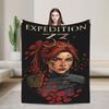Verso Clair Obscur Expedition 33 Геймер 90-х Фан-арт Плед Супер Теплый Плед Зимний Пикник Гостиная Смешное Покрывало