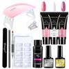 Nail Gel Set 6W LED Lamp For Manicure Set Quick Extension Nail Kit Gel Acrylic Building Polygels Set For Nails Design Tools Kit
