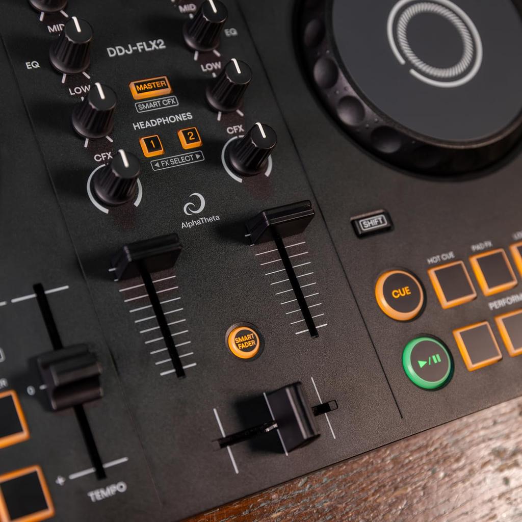 AlphaTheta Compact DJ Controller 2-Channel DDJ-FLX2