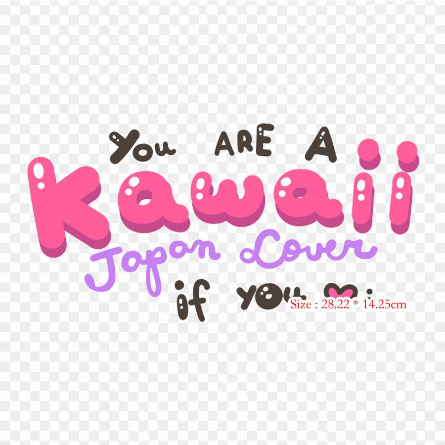 Kawaii Animals Kawaii Cuteness Iron On Patches For Clothing Applique Stickers On Clothes Heat-Sensitive Custom Patch