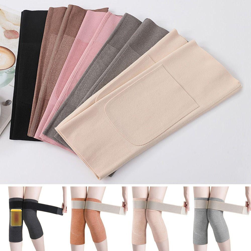 Thickened Warm Knee Sleeve Velvet Knee Support Extended Leg Sleeves Unisex