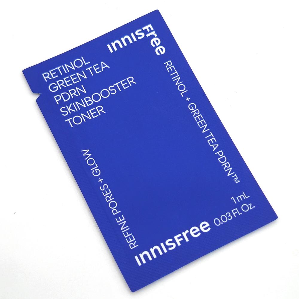 60 шт/60 мл_[INNISFREE] Ретинол Зеленый чай PDRN Skinbooster Тонер 1 мл (Образец Саше)