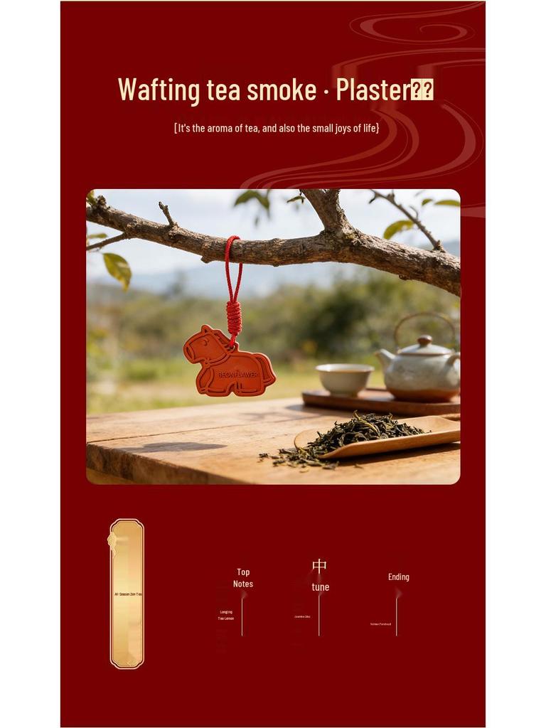 New Year Bestseller: Get Rich Aroma Plaster Tablets - Wardrobe, Bedroom, Car, Year of the Horse Gift Pendant Fragrance.