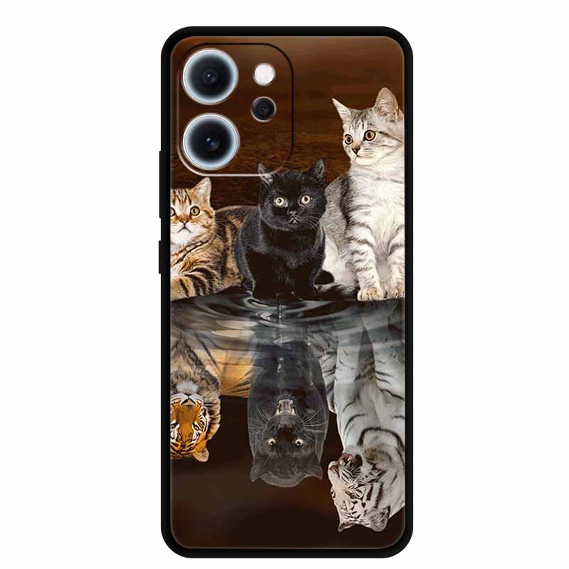 Чехол Funda Для Oppo Reno15F Мягкий Бампер Силиконовый Эстетичная Задняя Крышка Для Oppo Reno 15F Защитный Ударопрочный Чехол Oppo Reno15F