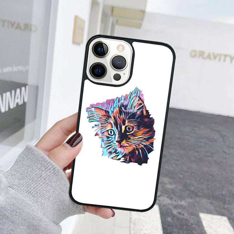 Креативный Милый Домашний Кот Животное Чехол Для Телефона Для iPhone 17 Air 15 16 Чехол 11 13 14 Pro Max 12 Plus Max Fundas