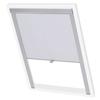 VidaXL Roller Blind Blackout White F06 Roof Window Office Curtain 131281