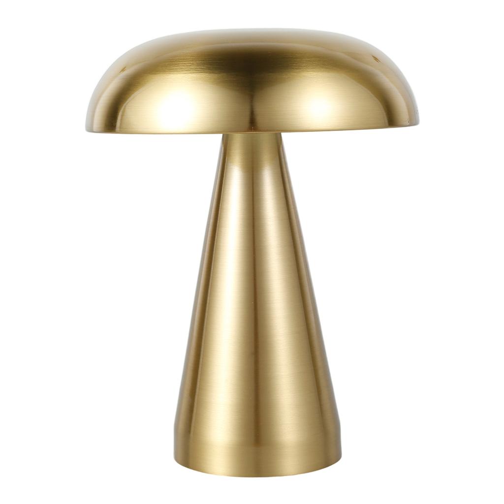 Настольная лампа-гриб, портативная, беспроводная, светодиодная, настольный светильник, сенсорное управление, ночник с 3 режимами регулировки яркости и цвета, для спальни, гостиной