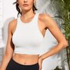 Спортивные майки без рукавов без амортизации, женская спортивная одежда, эластичный жилет, женские повседневные офисные женские тонкие майки с круглым вырезом 27244