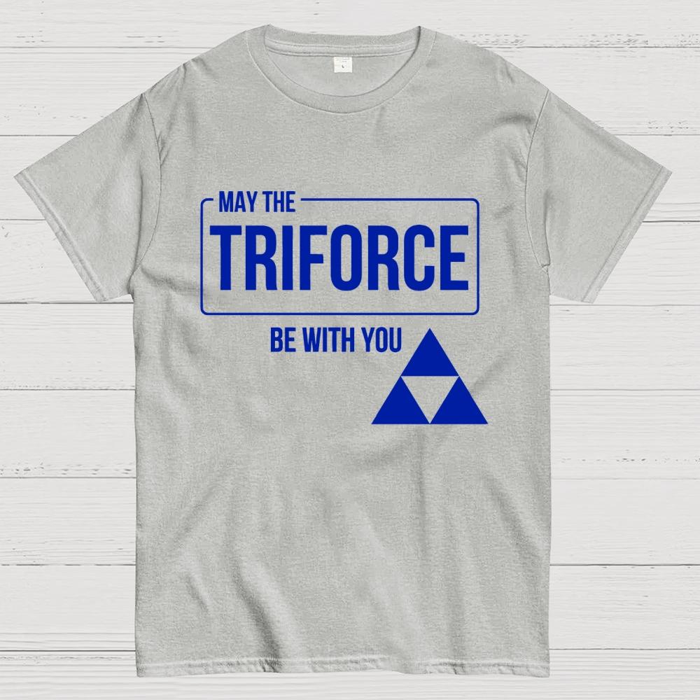 May the Triforce be with you Unisex 100% Cotton Summer Casual Cool Loose T-Shirt