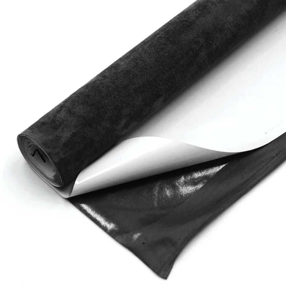 Замшевая кожа Клейкая ткань Самоклеящаяся DIY наклейка Прочная Модификация интерьера автомобиля