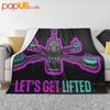 Let'S Get Lifted Трикотажная толстовка Fpv Хобби Квадрокоптер Дрон Энтузиаст Ультра-мягкий плед Зима Чехол на диван Покрывала для кровати