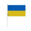 Drapeau Mini - Ukraine - 30 X 45 Cm - 50 Pièces - Polyester - Léger - Recto/verso
