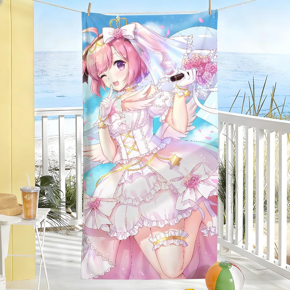 Игровое полотенце Saratoga Azur Lane Спортивное Быстросохнущее Туристическое Снаряжение для Кемпинга Песозащитное Мягкое Легкое Большое Пляжное Полотенце