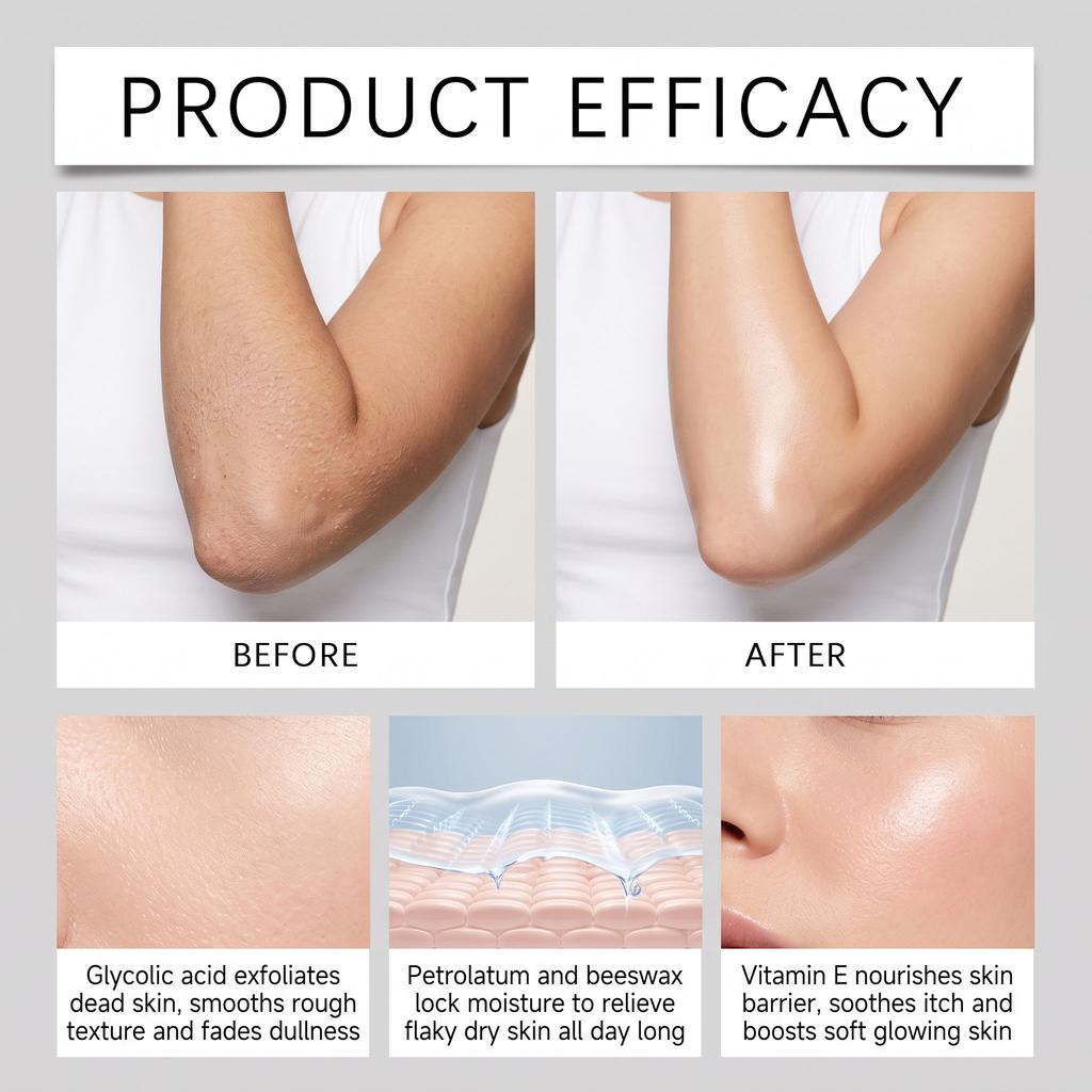Christmas Solid Body Care Stick Light Texture Portable Daily Hand Knee Elbow Skin Moisturizing Balm