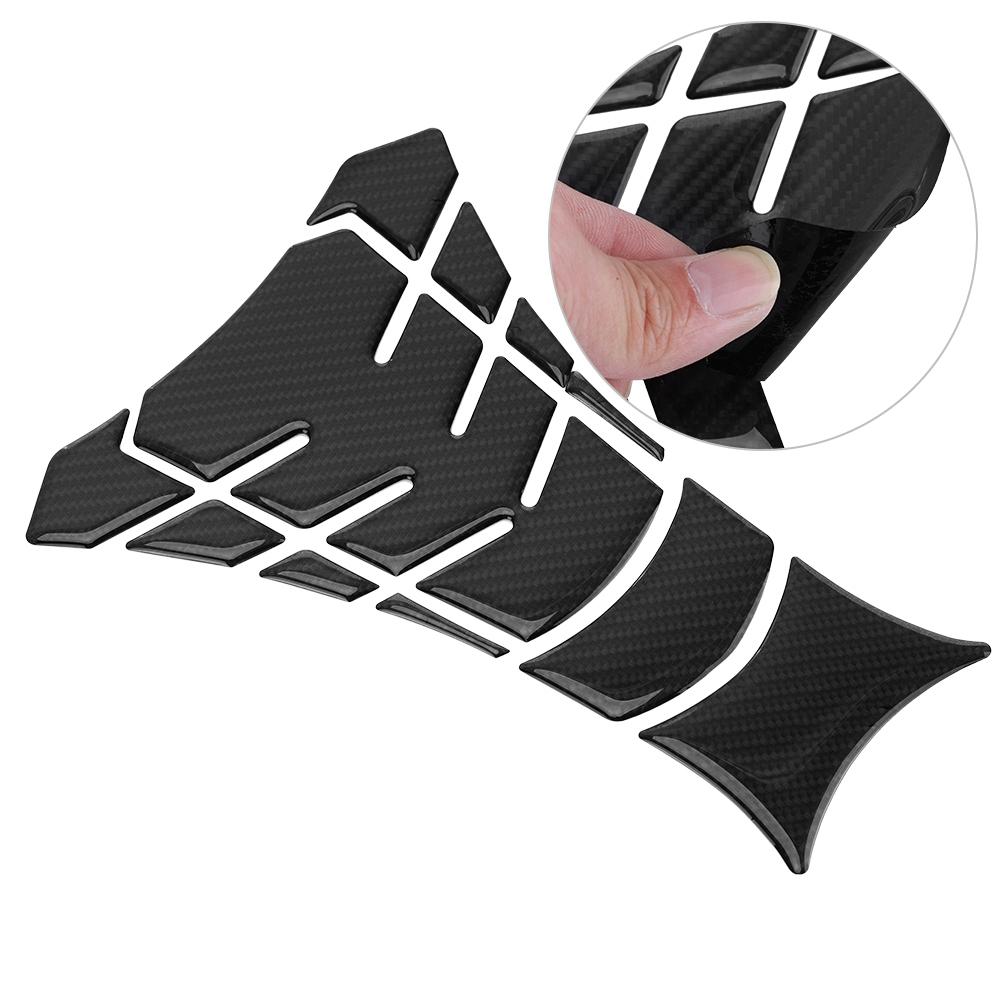 Накладка-протектор на топливный бак мотоцикла из углеродного волокна, наклейки, универсальные