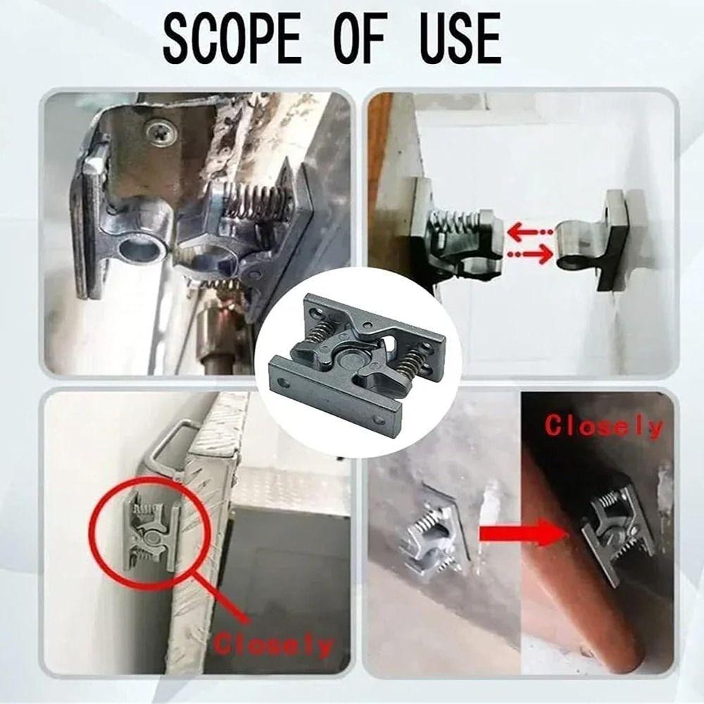Universal Spring Loaded Door Lock Heavy Duty Touch Bead Buckle Lock Door Stopper Lock  Cabinet