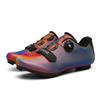 2025 outdoor men's and women's shoes new mountain bike power road lock bicycle hard sole nylon cycling shoes
