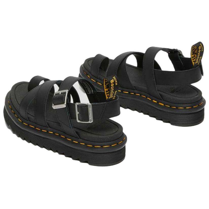 Dr. Martens  Avry Hydro Leather Strap Sandal Black Women Sneakers 27345001