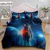 Space Astonaut Scifi Duvet Cover Set, Fashion Bedding Set, Soft Comfortable Breathable Duvet Cover, For Bedroom Guest Room Decor