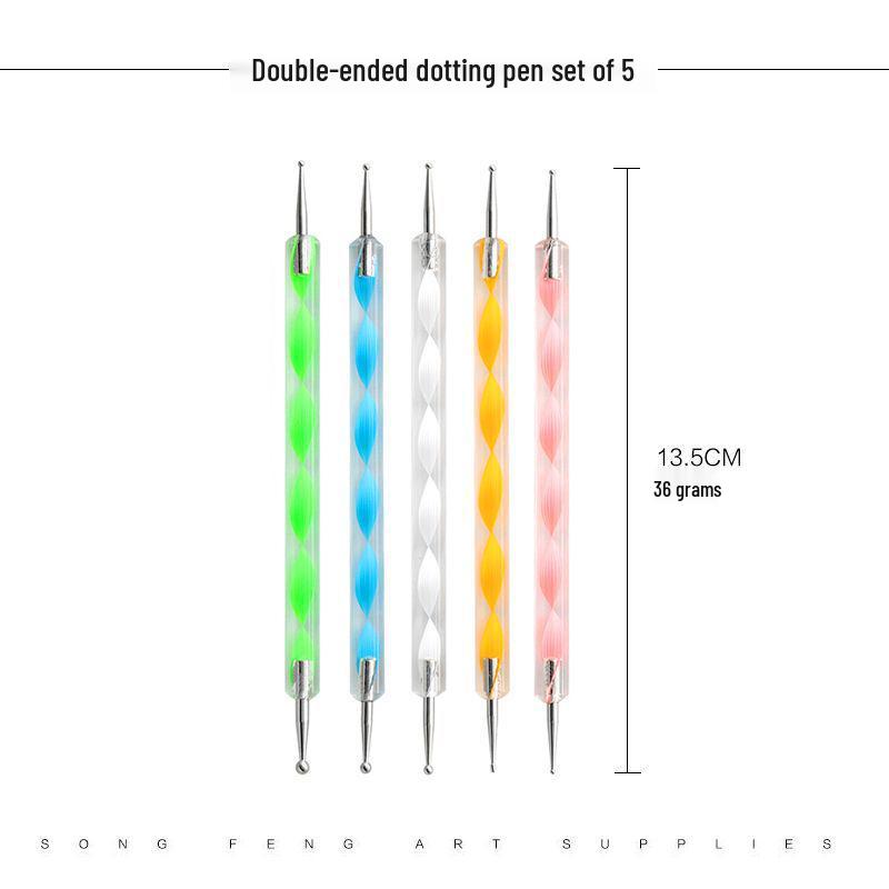 Mandala Dotting Tools: 26-Piece Set with Painting Templates, Dotting Pens, Ball Stylus, Rubbing Sticks & Creative Embellishments.